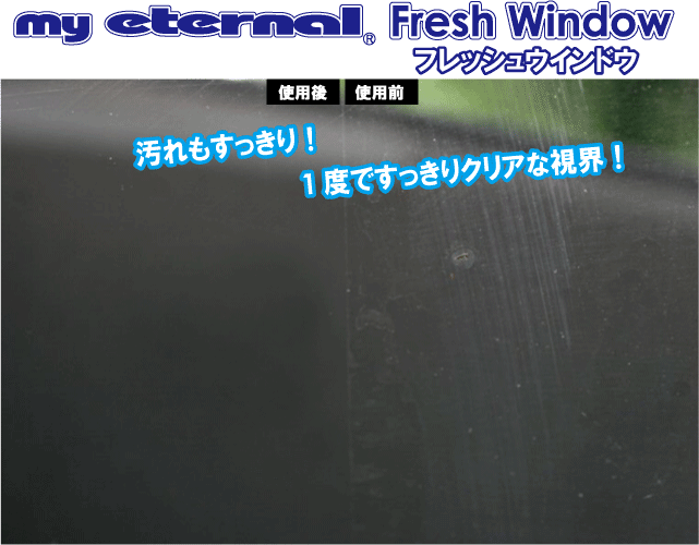 マイエターナル フレッシュウインドウ ガラスクリーナー 窓拭き エターナルeternal