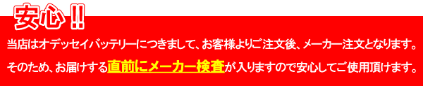 オデッセイ ODYSSEY ドライバッテリー エターナル通販